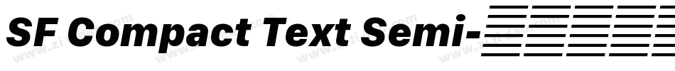 SF Compact Text Semi字体转换